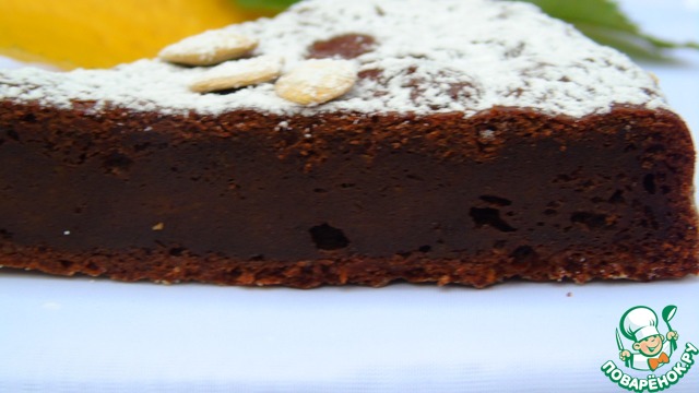Brownies with pumpkin