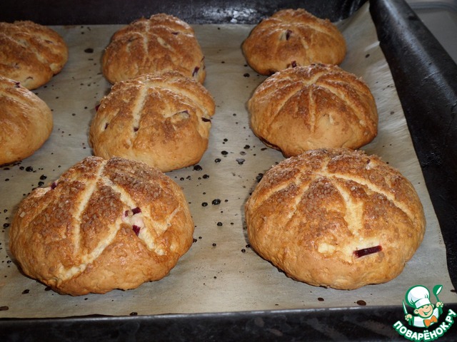 Cakes with baby beets