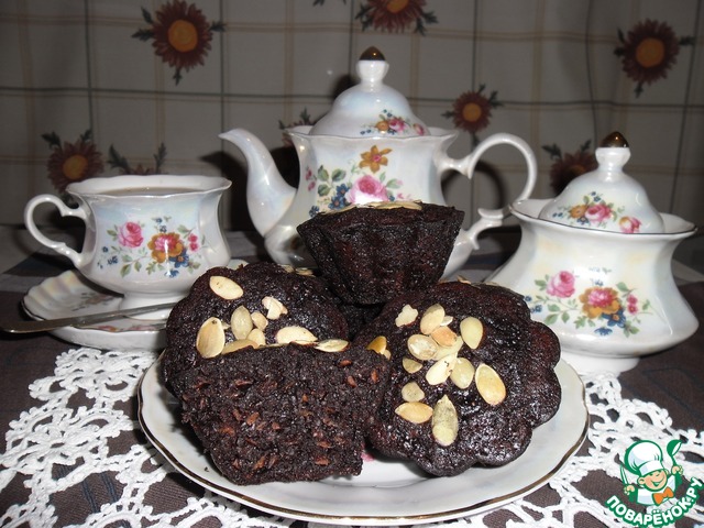 Кексы морковно-шоколадные