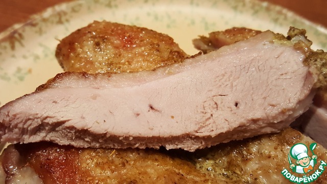 Duck breast in the oven with yoghurt