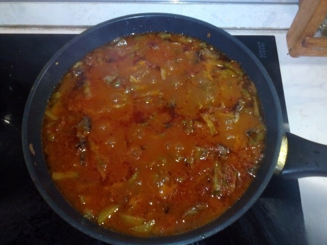 Goulash with pickles