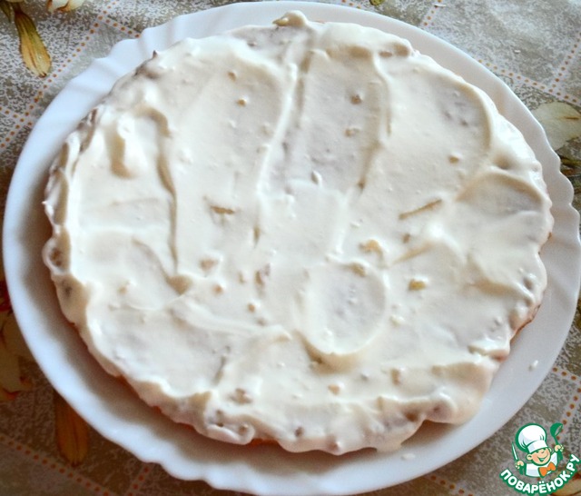 Parsnip cake with lemon jam