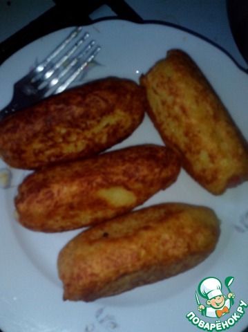 Sausages in the potato test
