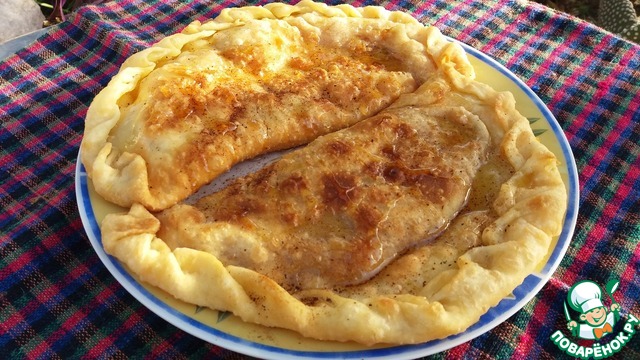 Greek grilled pita with pumpkin 