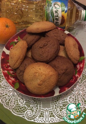 Cookies lean with a banana