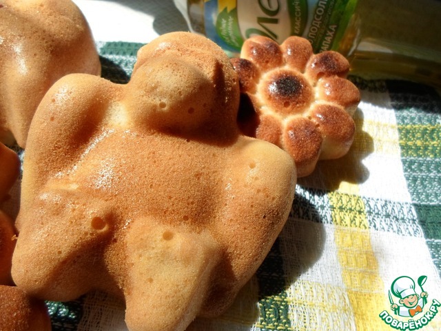 Постные кексы с миндалем