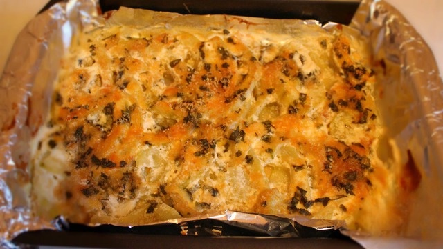 Gratin of zucchini