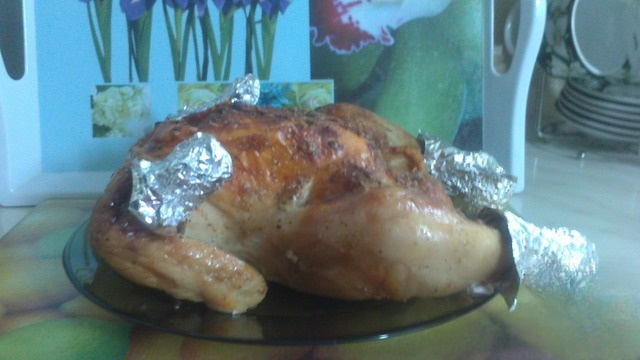 Chicken in the oven
