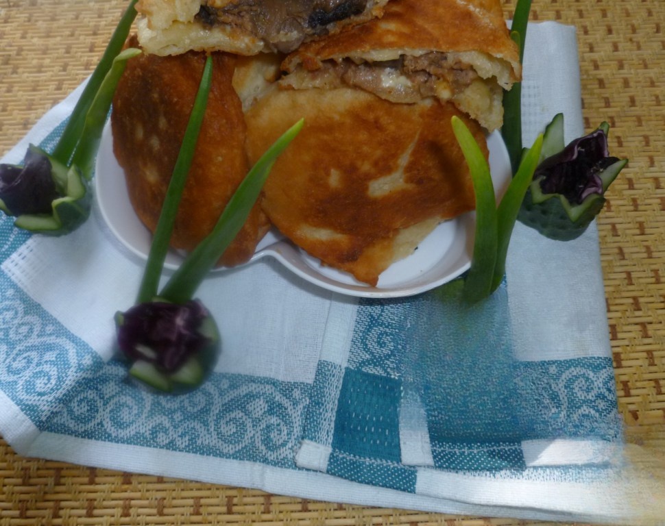 Chicken in puff pastry