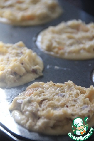 Маффины с ананасом и манго