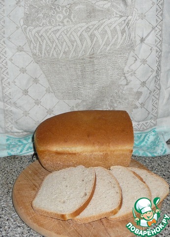 Barley bread with milk on sourdough
