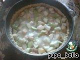Голландский яблочно-грушевый пирог с печеньем