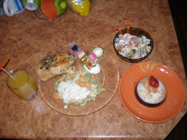 Курочка с грибами 