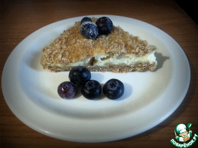 Cheesecake from spelt flour