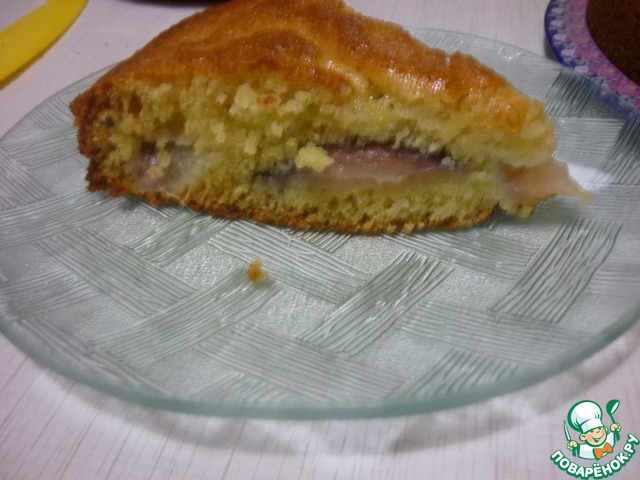 Manna with nectarines