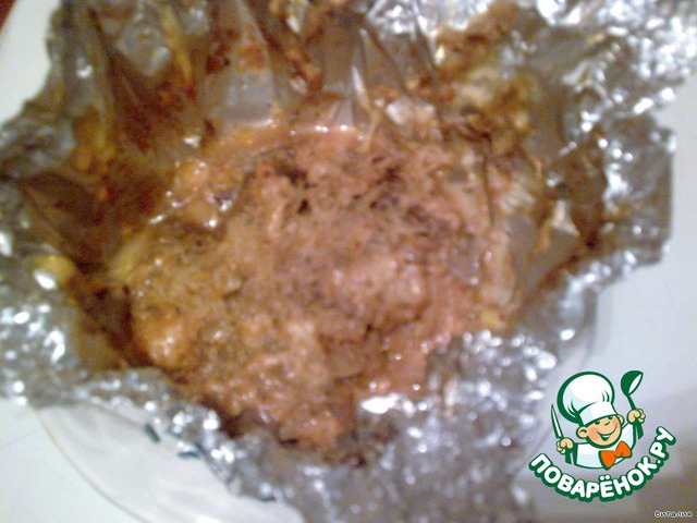 Pork in foil