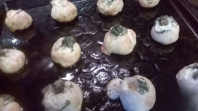 Булочки с сыром и чесноком