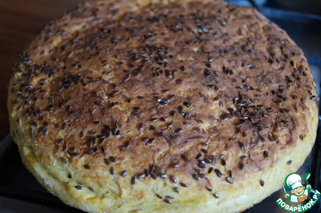 Pumpkin-oatmeal bread with potatoes