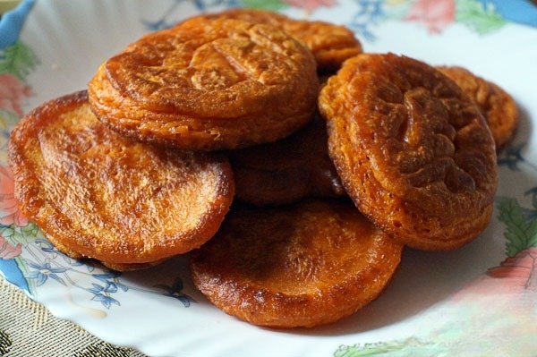 Pancakes for tomato juice