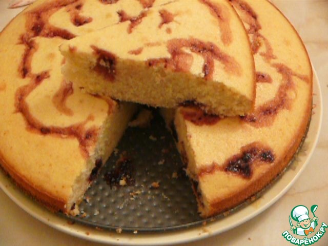 Manna with milk and jam