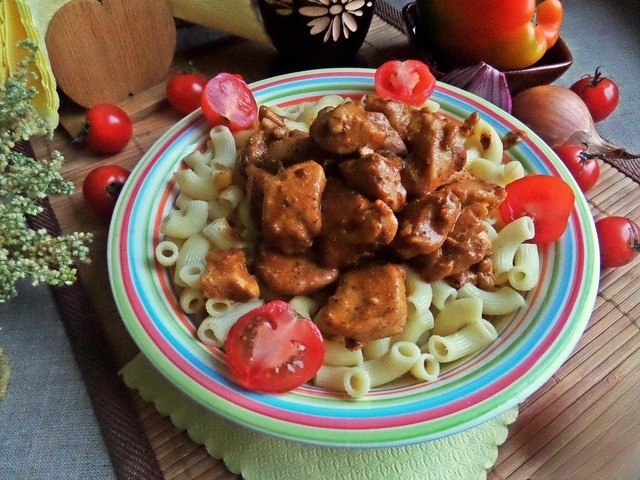 Острая курица в мультиварке