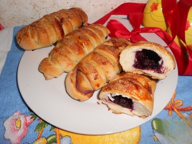 Черничные булочки