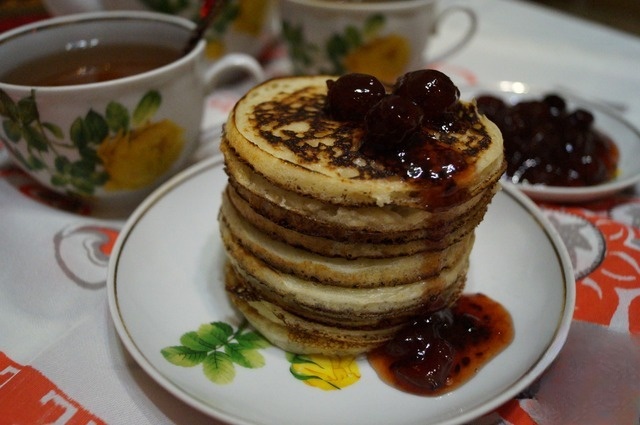 Pancakes oat yeast