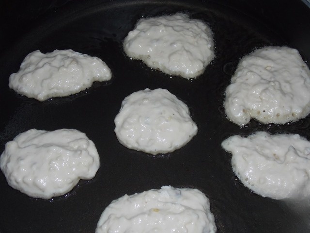 Pancakes with millet and nuts