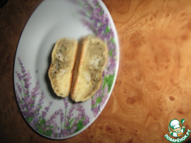 Пирожки с говяжьей печенью и рисом