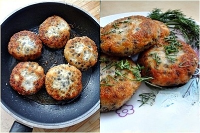 Куриные котлеты и кнели с чечевицей