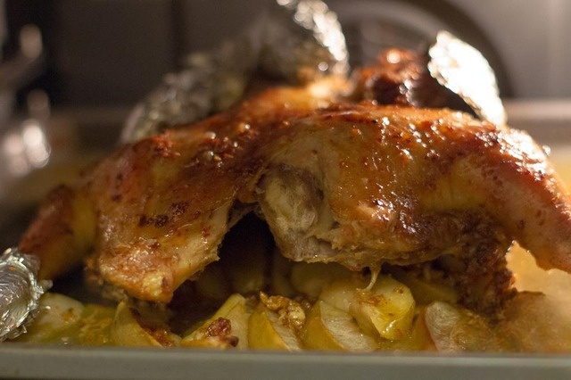 Запечённая курица
