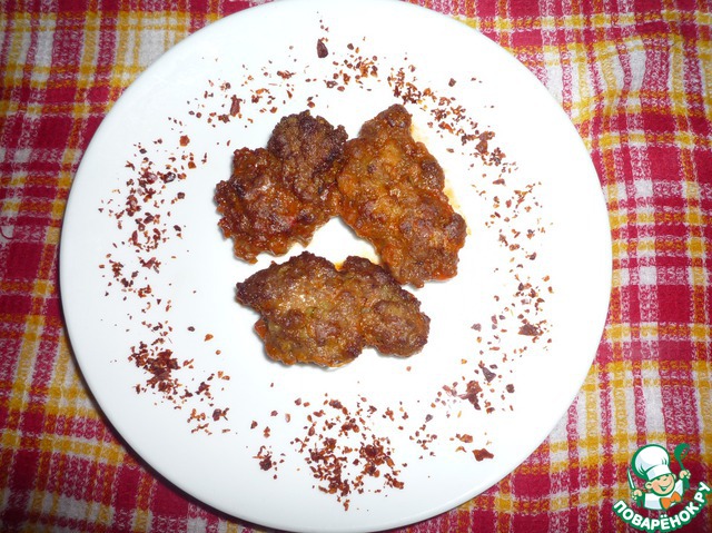 Meatballs with pepper