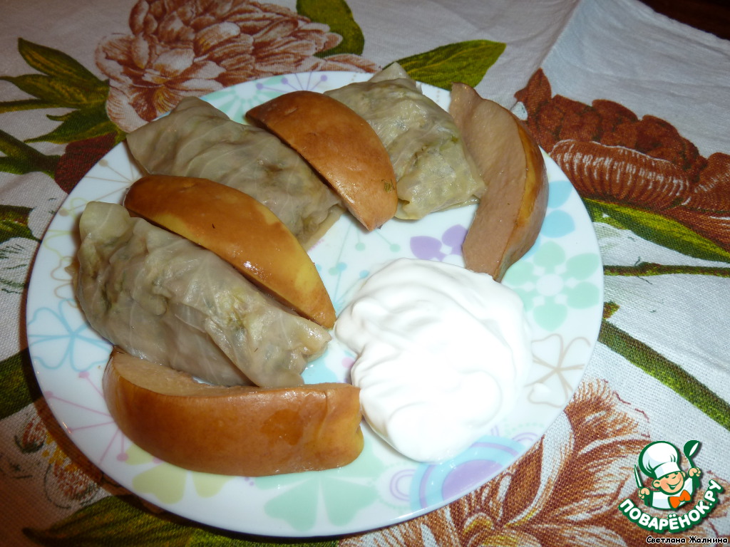 Stuffed with quince in Baku