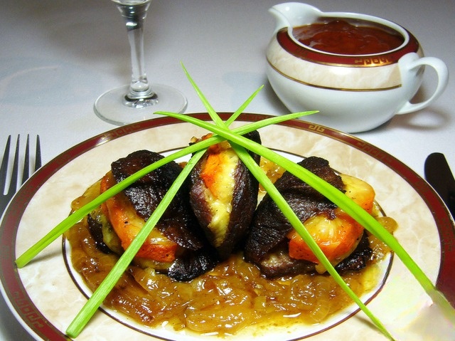 Bright steak
