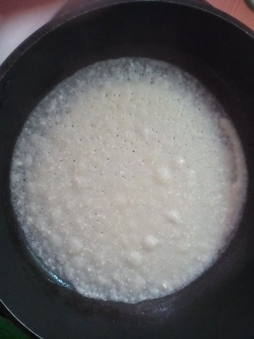 Pancakes made with sour milk