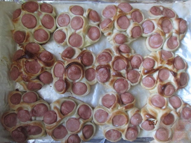 Sausage in the dough 