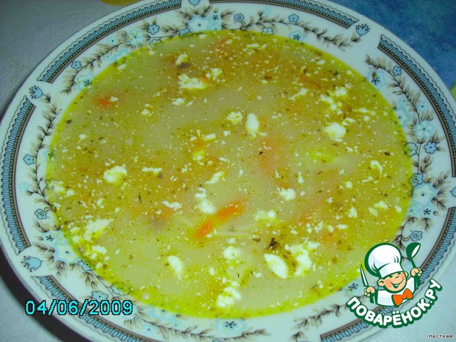 Fish soup from canned food