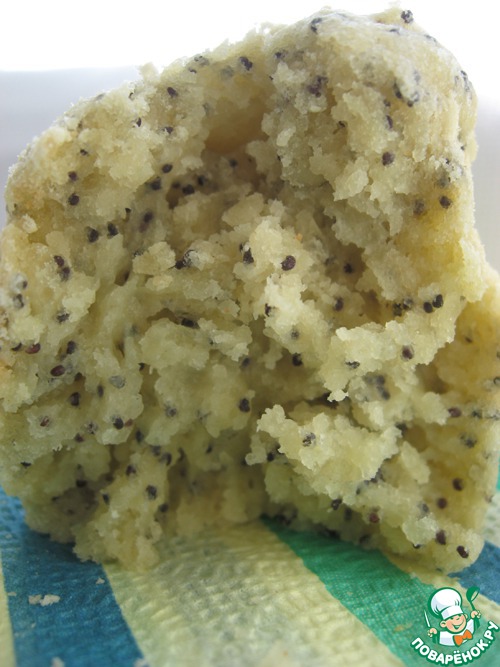 Маффины с лимоном и маком