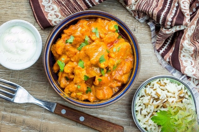 Пряная курица в йогуртовом маринаде
