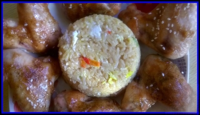 Chicken wings are almost in Korean