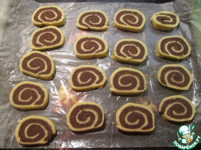 Striped cookies