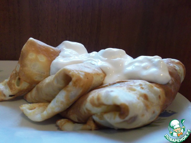 Pancakes with a light