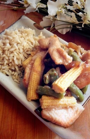 Almost Chow Mein chicken