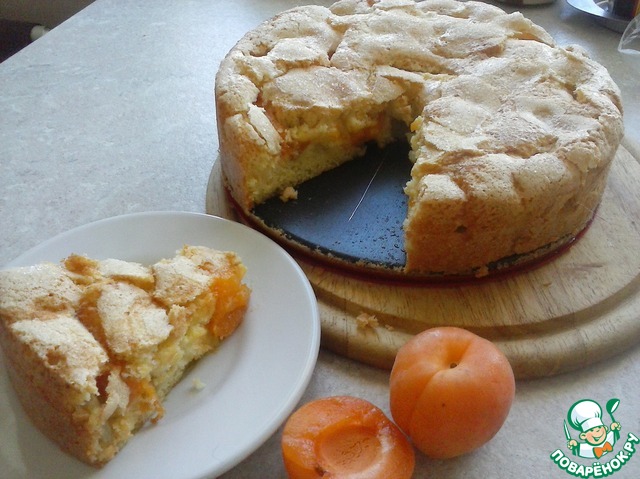 Rhubarb and apricots