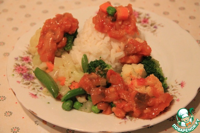 Rice with vegetables 