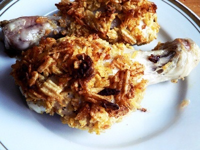 Куриные ножки в панировке из чипсов