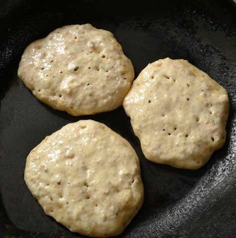 Pancakes for berry yogurt cereal