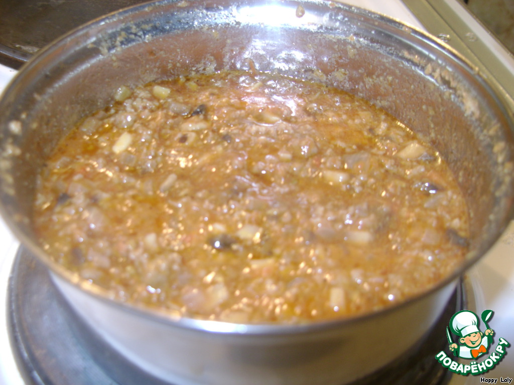 Buckwheat with sauce-dressing