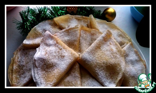 Crepes with Apple filling