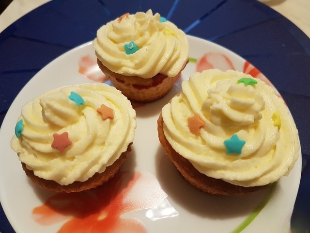 Банановые капкейки